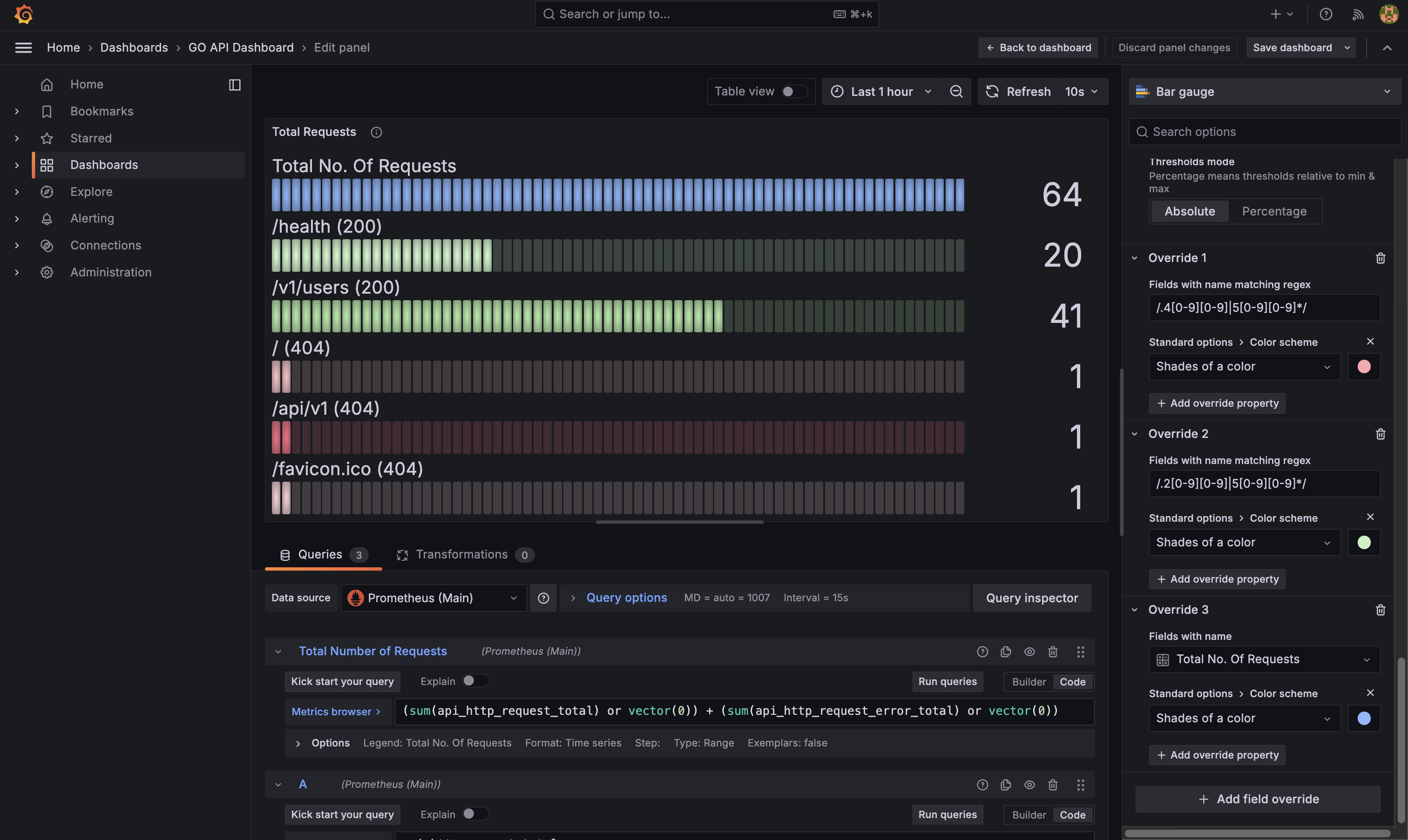 The optional settings screen with the options specified.